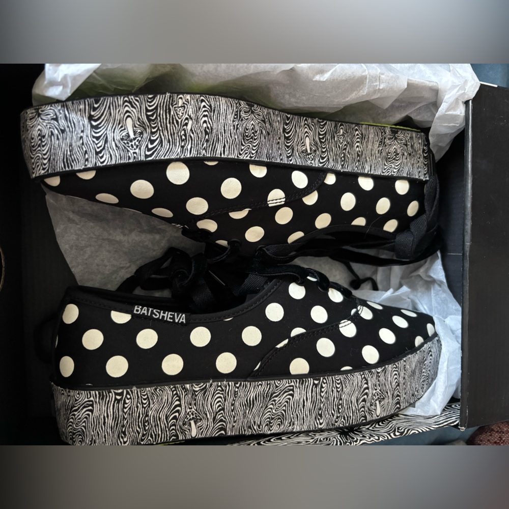 Batsheva x Keds women’s 8.5 polka dot platform sneakers NEW
